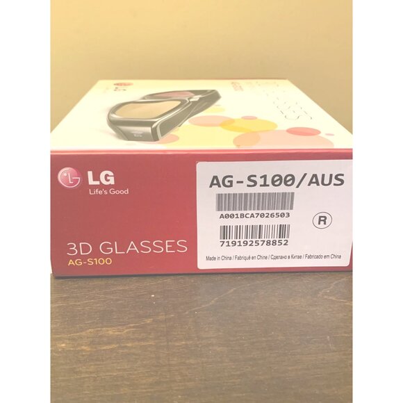 Lot of 4 LG AG-S100 3D Glasses For LG 3D TV Two New Sealed-Two Open - Picture 3 of 8